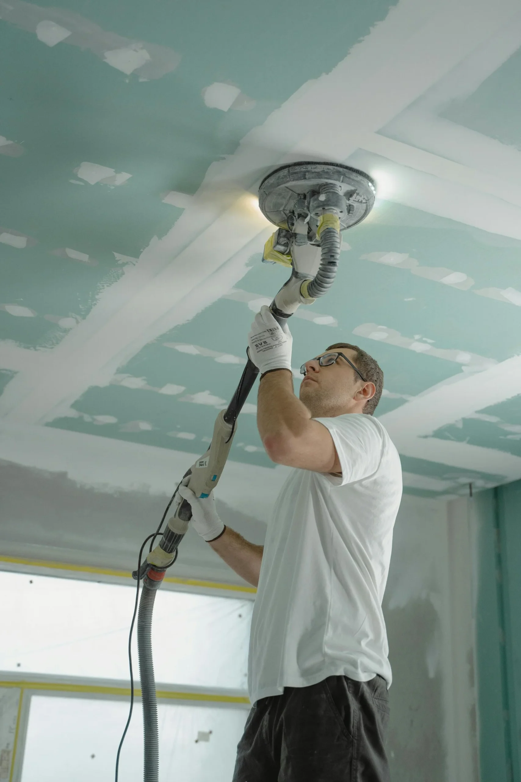 Popcorn ceiling removal process